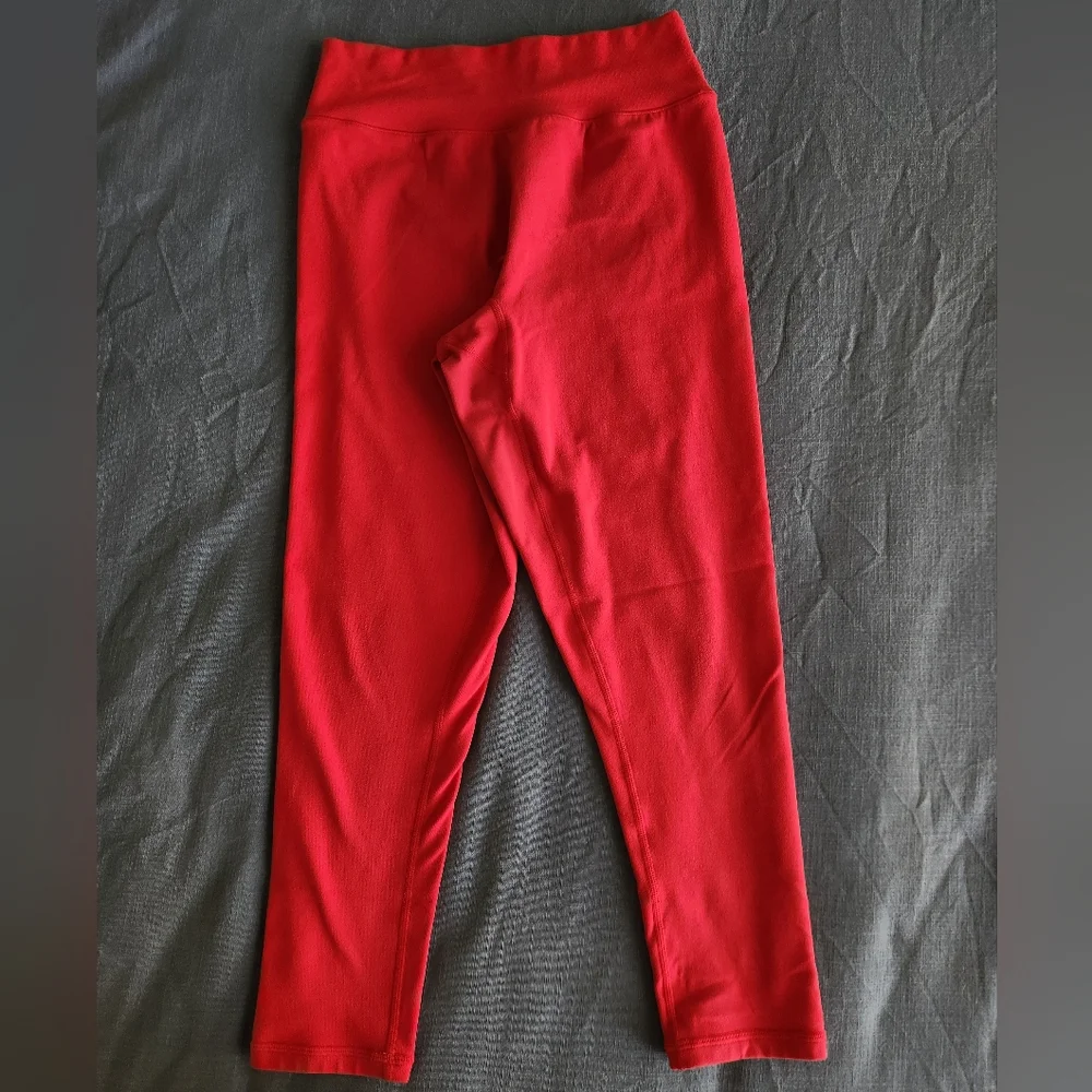P'tula Bold Red High-Waist Leggings - Picture 4 of 5